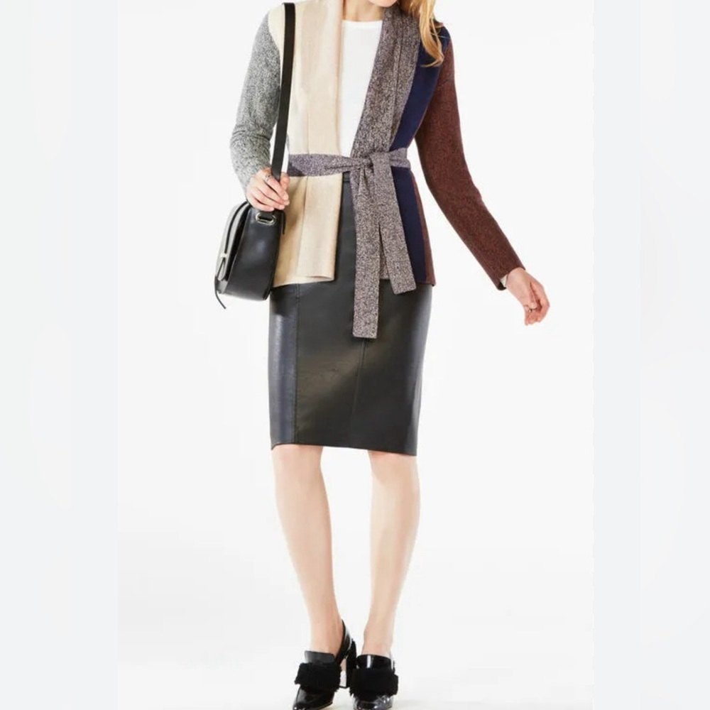BCBG MAXAZARIA Bridgette cardigan with belt size XS
